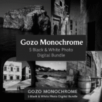 Gozo Monochrome – 5 Black & White Digital Bundle - Wall Art