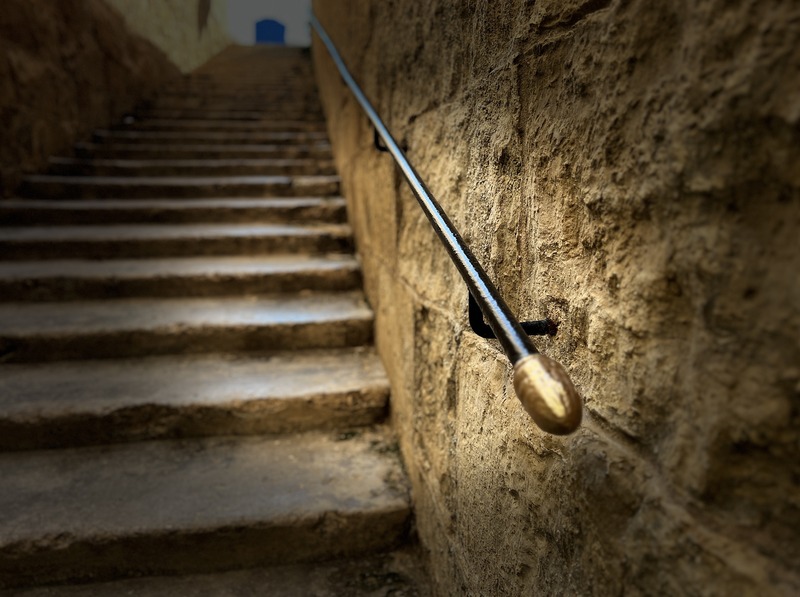 Classic Frame:Stairway to History: Maltese Stone Staircase