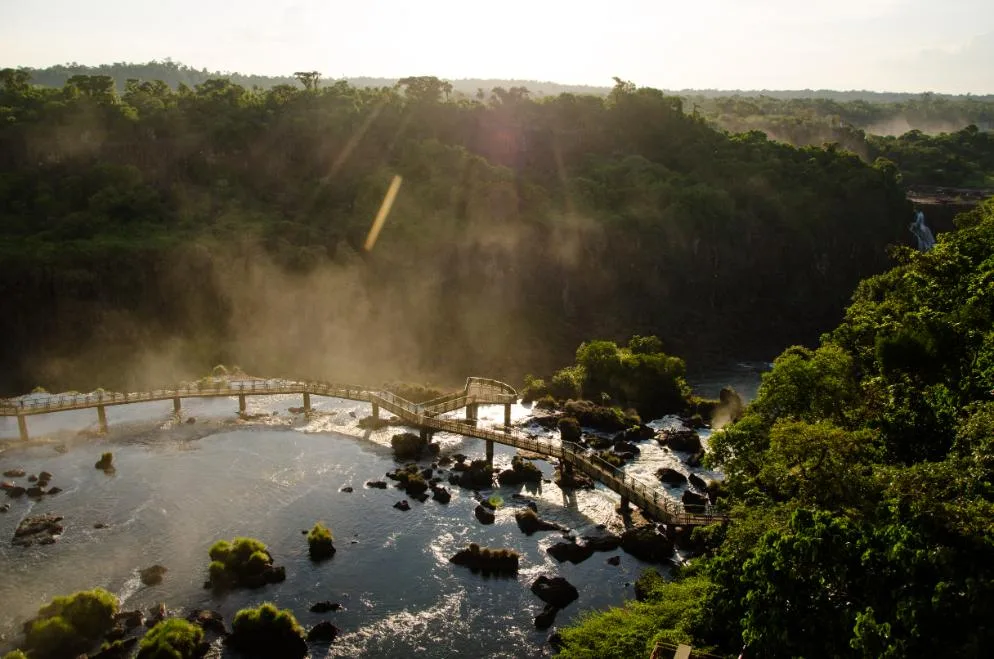 blog sunset landscape Iguazu