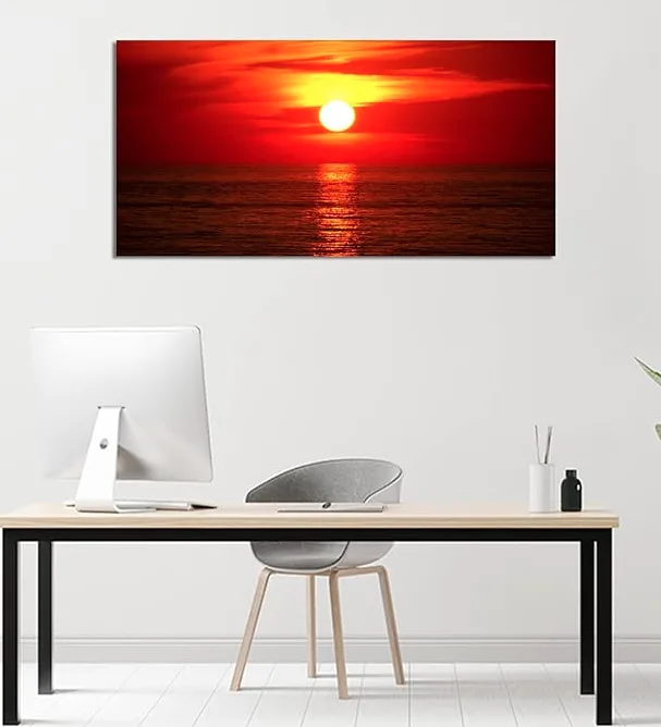 blog sunset office canvas