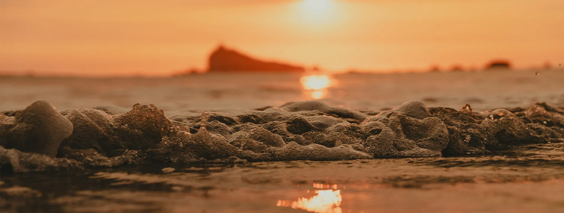 Sand and sky at sunset