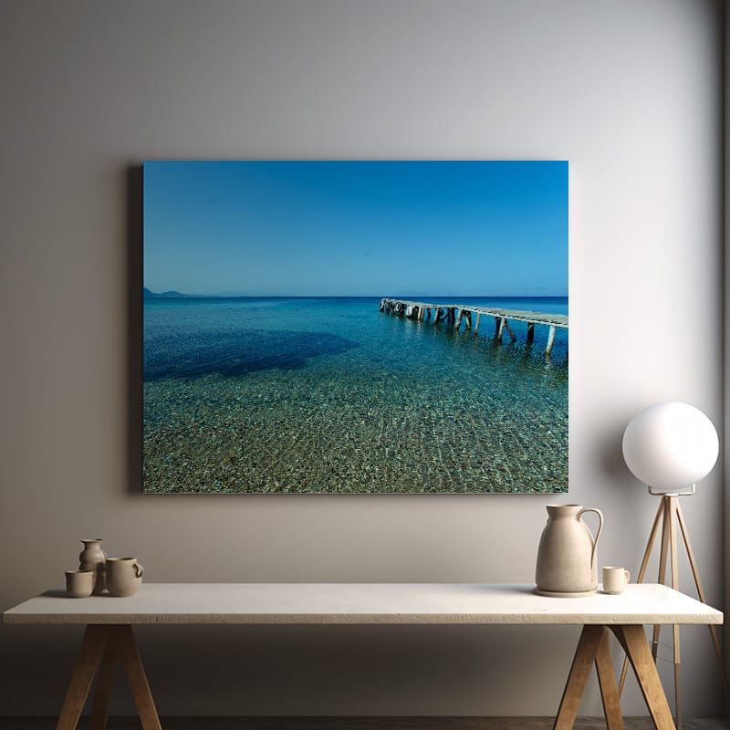 Corfu Beach Crystal Blue