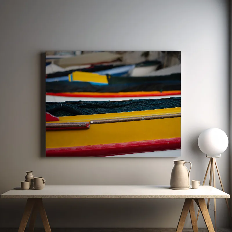 Malta Canvas Print |  Maltese Boat Vibrant Colours