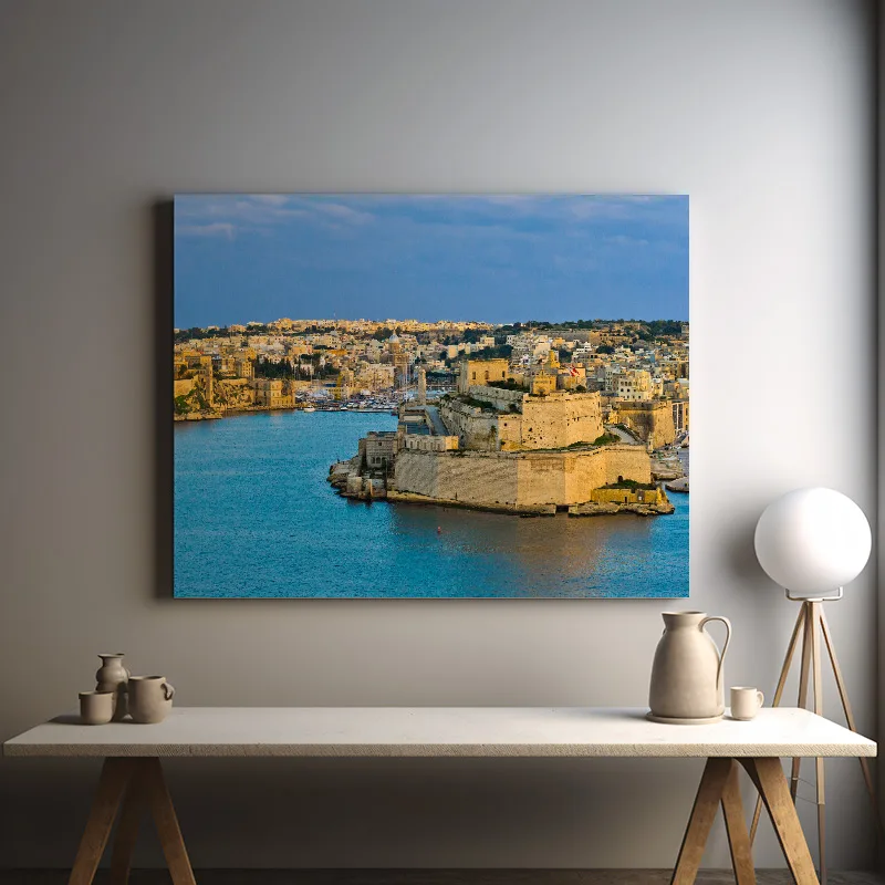 Malta Canvas Print |  Valletta Harbour