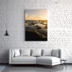 sunrise fishing reflections canvas and frame print