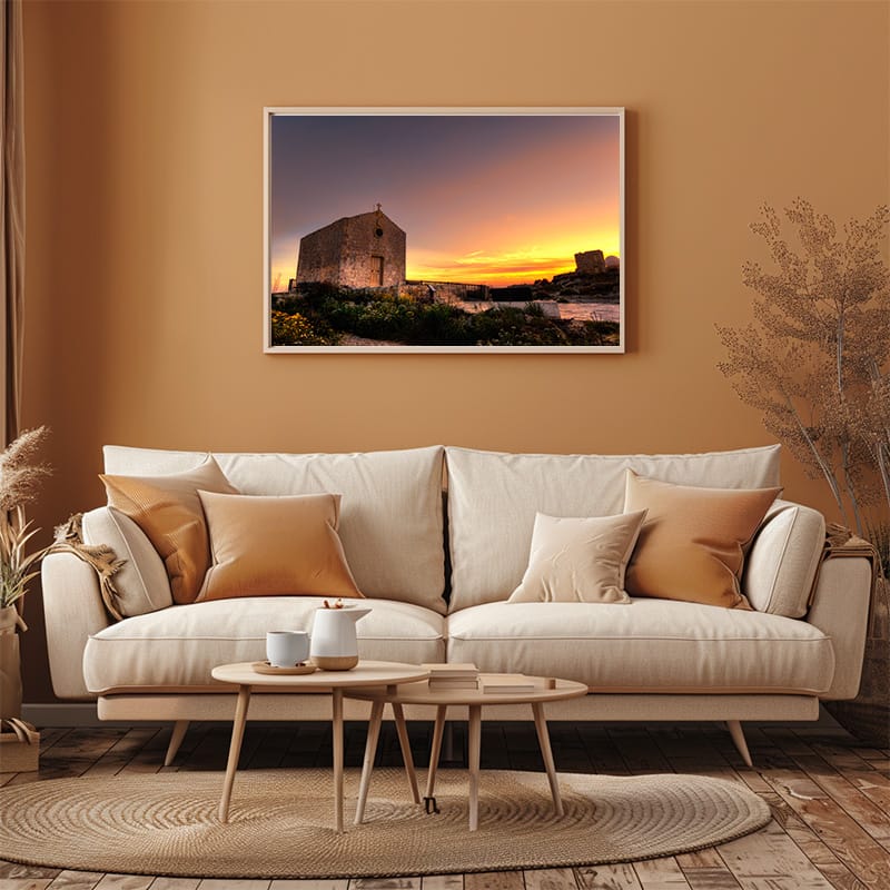 Dingli Church at Sunset