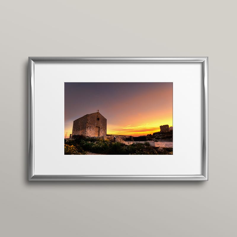 Dingli Church at Sunset