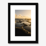 sunrise fishing reflections canvas and frame print