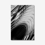 abstract structural in black and white | canvas prints (3 pieces)