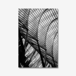 abstract structural in black and white | canvas prints (3 pieces)