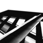 abstract structural in black and white | canvas prints (3 pieces)