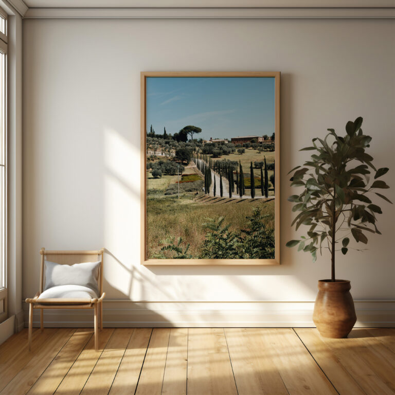 tuscany winding road