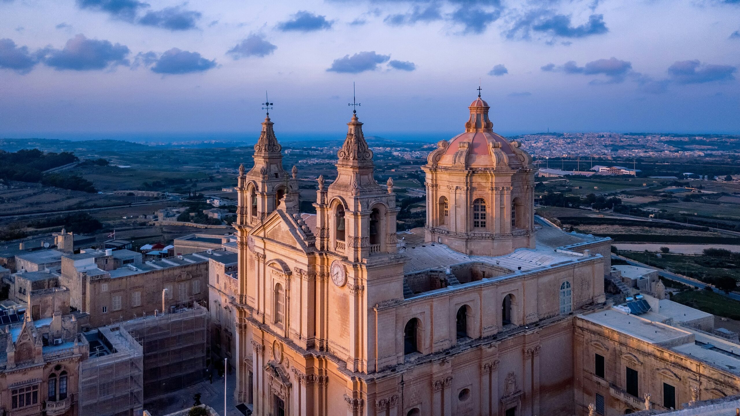 blog mdina cathedral aerial