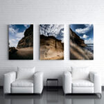 gozo qbajjar canvas print set (3 pieces)