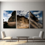 gozo qbajjar canvas print set (3 pieces)