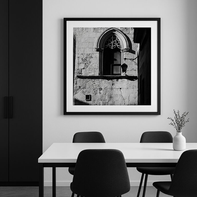 Mdina Malta - The Gothic Window - Wall Art