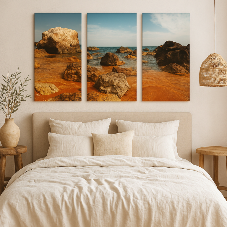 rust & ripple – san blas triptych