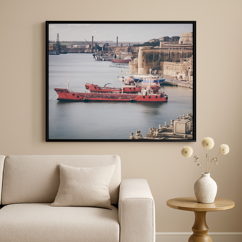 valletta – red giants of the grand harbour