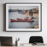 Valletta – Red Giants of the Grand Harbour - Malta Wall Art