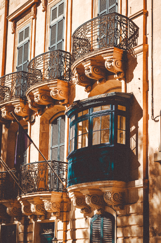 valletta balcony triptych