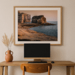 Fungus Rock Sunset Gozo - Wall Art