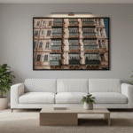 Valletta Balconies Grid - Malta Wall Art