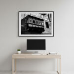 valletta balcony monochrome