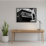 Valletta Balcony - Black & White Malta Wall Art