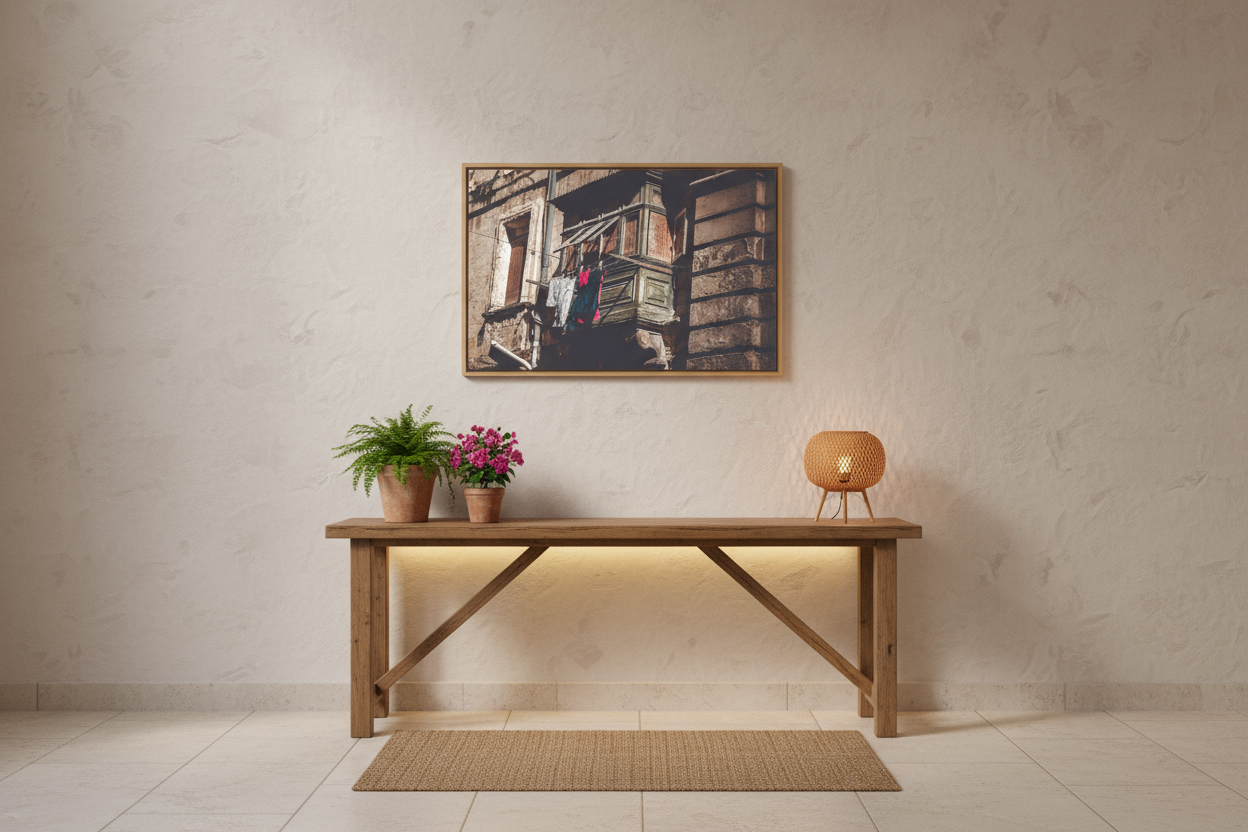 Valletta Laundry Life - Malta Wall Art