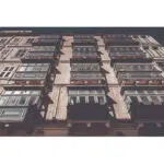 Traditional Maltese wooden balconies on a historic Valletta facade