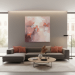 Abstract Coral Blocks - Wall Art