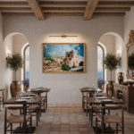 A family laughing and playing in the garden of the Gozo Farmhouse, with vibrant bougainvillea and a clear blue sky in the background, conveying a sense of joyful vacation.