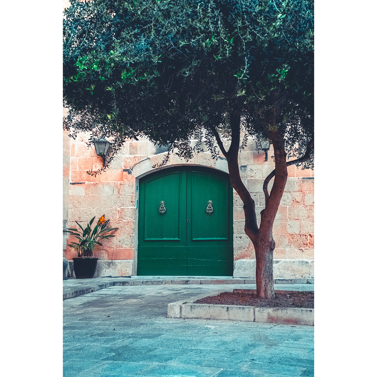 Mdina Malta Courtyard