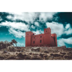 St. Agatha Red Tower Sentinel Above - Wall Art