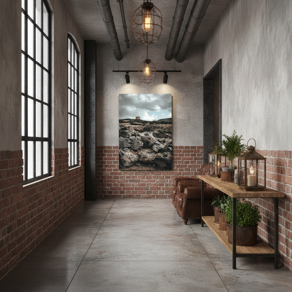 A person walks along a scenic coastal path towards the Dwejra Tower in Gozo, with clear blue skies and Mediterranean Sea in the background, conveying a sense of adventure and tranquility.