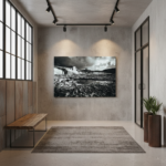 A person stands before the serene Dwejra Tower in Gozo, Malta, captured at sunset, with the tower's reflection shimmering in the calm waters. The warm, golden light of the setting sun illuminates the scene, highlighting the rustic textures of the tower and the tranquil beauty of the surrounding landscape. The image evokes a sense of peace and wonder, inviting viewers to experience the iconic Maltese landmark.