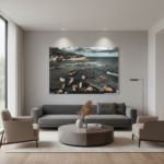 A person enjoying the scenic view of Gozo Qbajjar Xwejni Bay Shore, highlighting the natural beauty and relaxed atmosphere of the location.