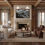 A person walks through the ancient, sun-drenched ruins of Gozo Citadel, with historic stone walls and archways framing the path, and a clear blue sky overhead.