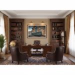 Gozo Dahlet Qorrot Boat in a lifestyle setting, anchored by the coast at Dahlet Qorrot, Gozo, with clear blue waters around and people enjoying the sunny weather on the beach and in the water.