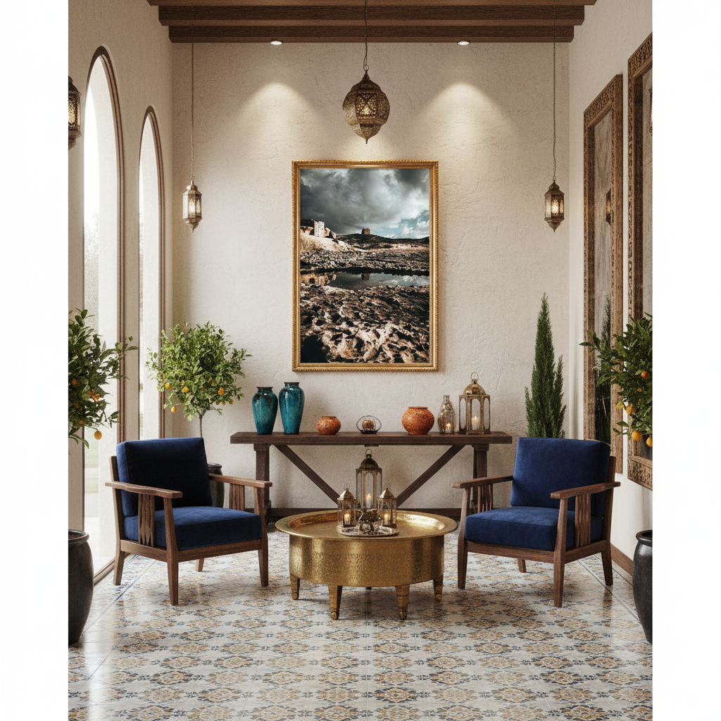A person sits on the edge of the Dwejra Tower Rock Pools on Gozo, Malta, looking out at the calm, blue Mediterranean Sea under a clear sky. The natural rock formations and clear water highlight the serene beauty of the location, with the historic tower visible in the background.