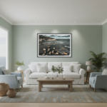 A person applies the Gozo Qbajjar Xwejni Bay Shore sunscreen while relaxing on a beach, with the beautiful Xwejni Bay in the background under a clear sky.