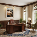 A person stands on a cliff overlooking Ramla Bay in Gozo, Malta, holding a "Gozo Ramla Bay Golden" print. The sun sets, casting a golden glow over the tranquil Mediterranean Sea and the distinctive red sand beach. Lush green vegetation covers the cliffs, and a historic watchtower is visible in the distance. The print's vibrant colors complement the natural beauty of the scene, evoking a sense of wanderlust and appreciation for Maltese landscapes.