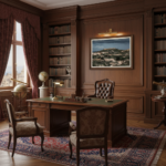 A person gazes at the Gozo Ta Gurdan Lighthouse from a distance, enjoying the serene island landscape under a clear sky.