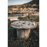 Gozo Dahlet Qorrot Wooden Spool - Malta Wall Art