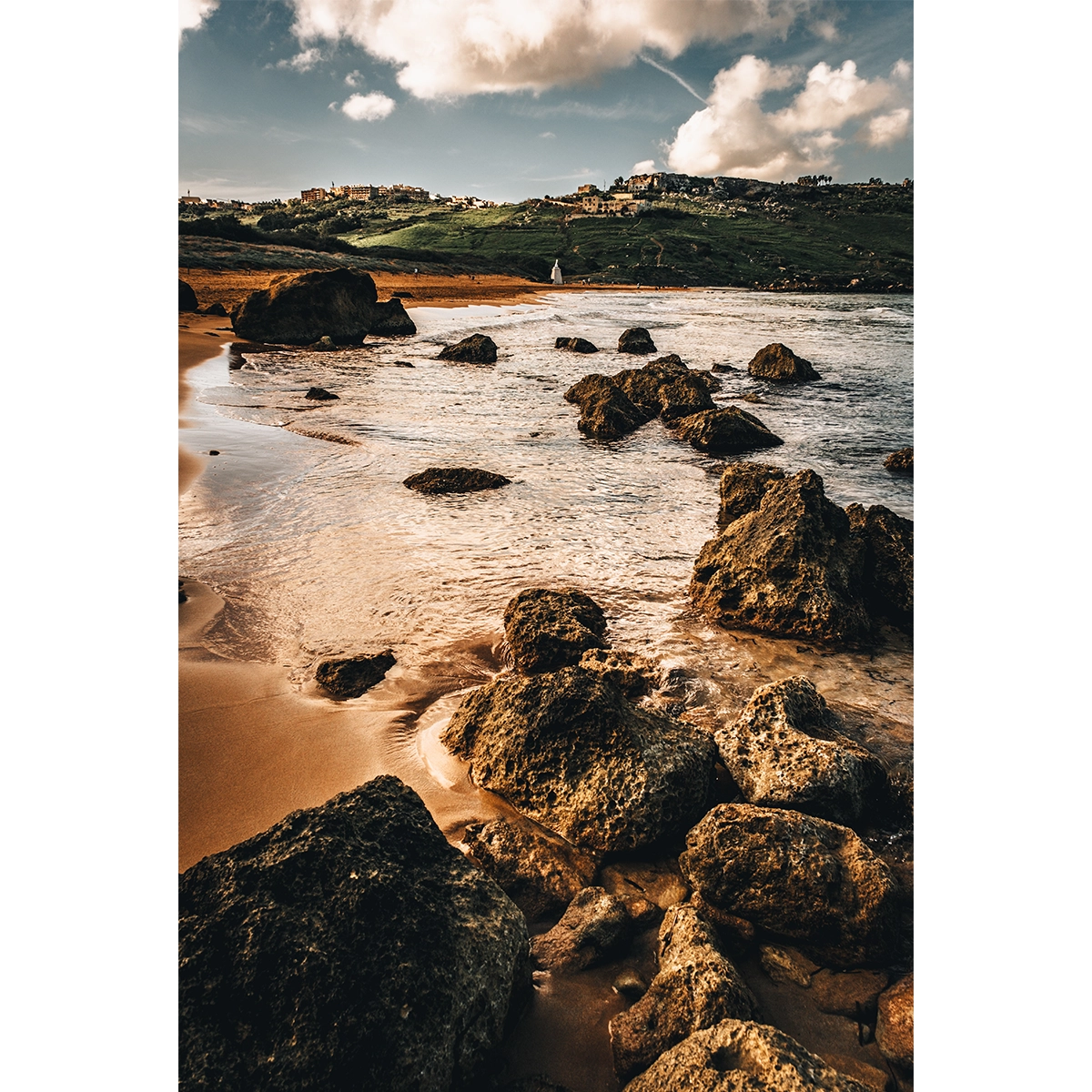 Gozo Ramla Bay Golden - Malta Wall Art