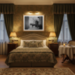 A lifestyle shot of the "Malta Mdina Carriage Alley" wall art hanging above a modern sofa in a living room with natural light.