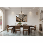 Malta Mdina Stone Parapet wall art displayed in a modern living room above a sofa with neutral tones and natural light, enhancing the room's aesthetic.