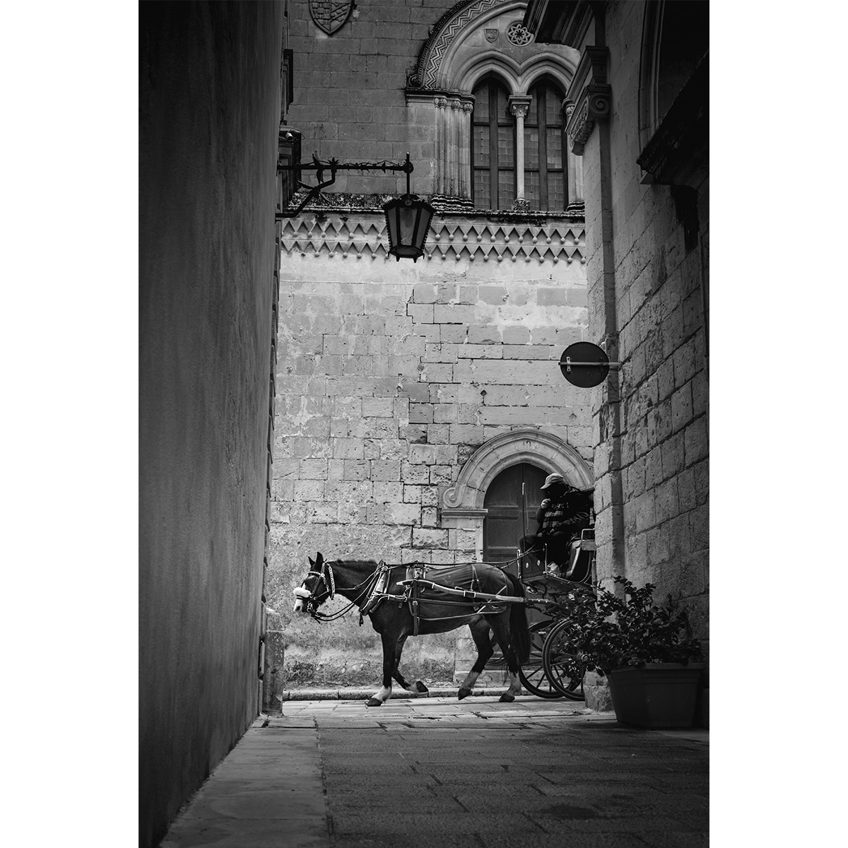 Malta Mdina Carriage Alley - Wall Art
