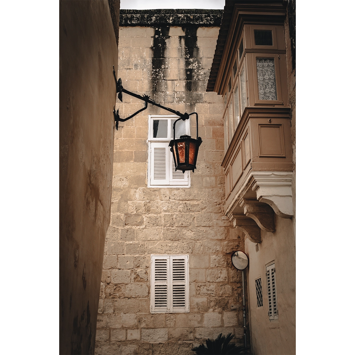 Malta Mdina Lantern Lane - Wall Art