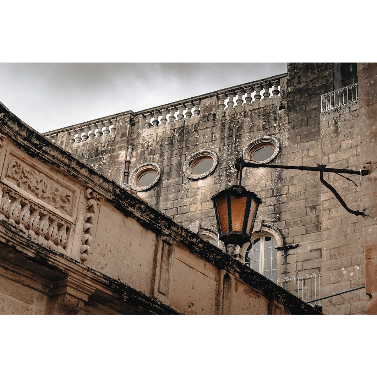 Malta Mdina Stone Parapet - Wall Art